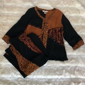 Napa Valley Blouse & Skirt Set